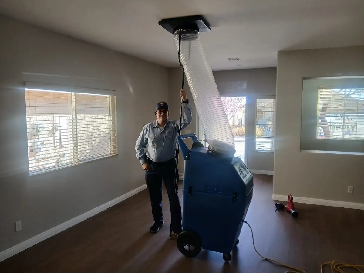 Professional Dryer Vent Cleaning work inside a Converse home
